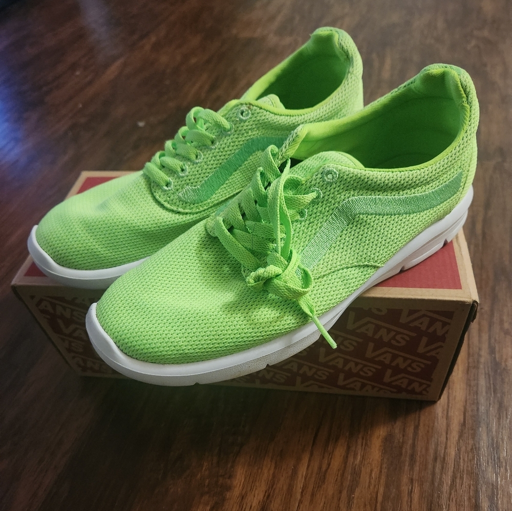 Vans ULTRA CUSH Sneaker, Vans Lime Green, Ultra Cush Vans,Size 8 Vans, Rare Vans